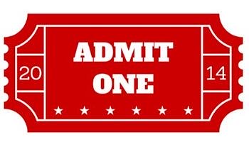 Admit One Ticket